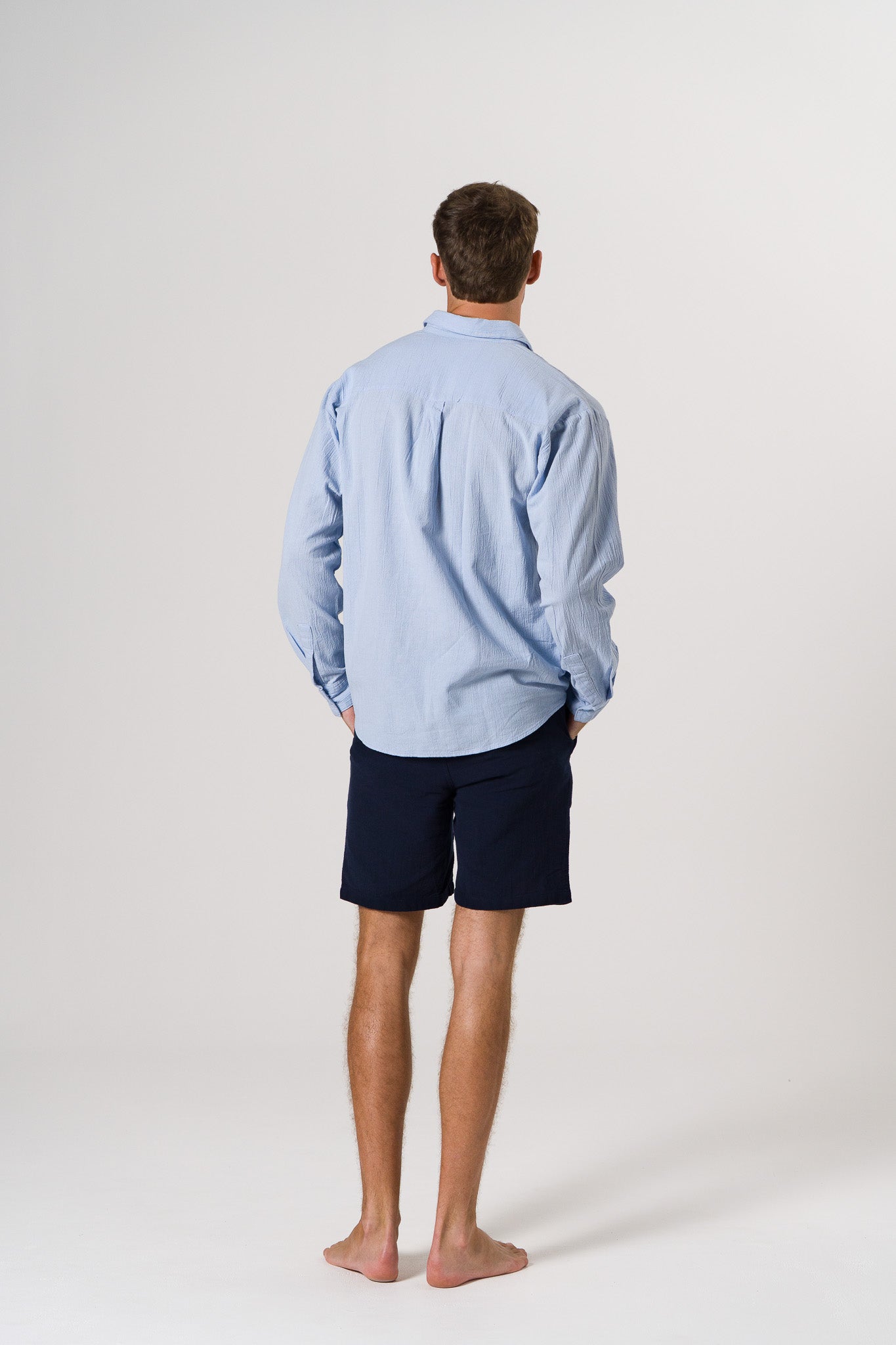 Valley Long Sleeve Men’s Shirt – Sky