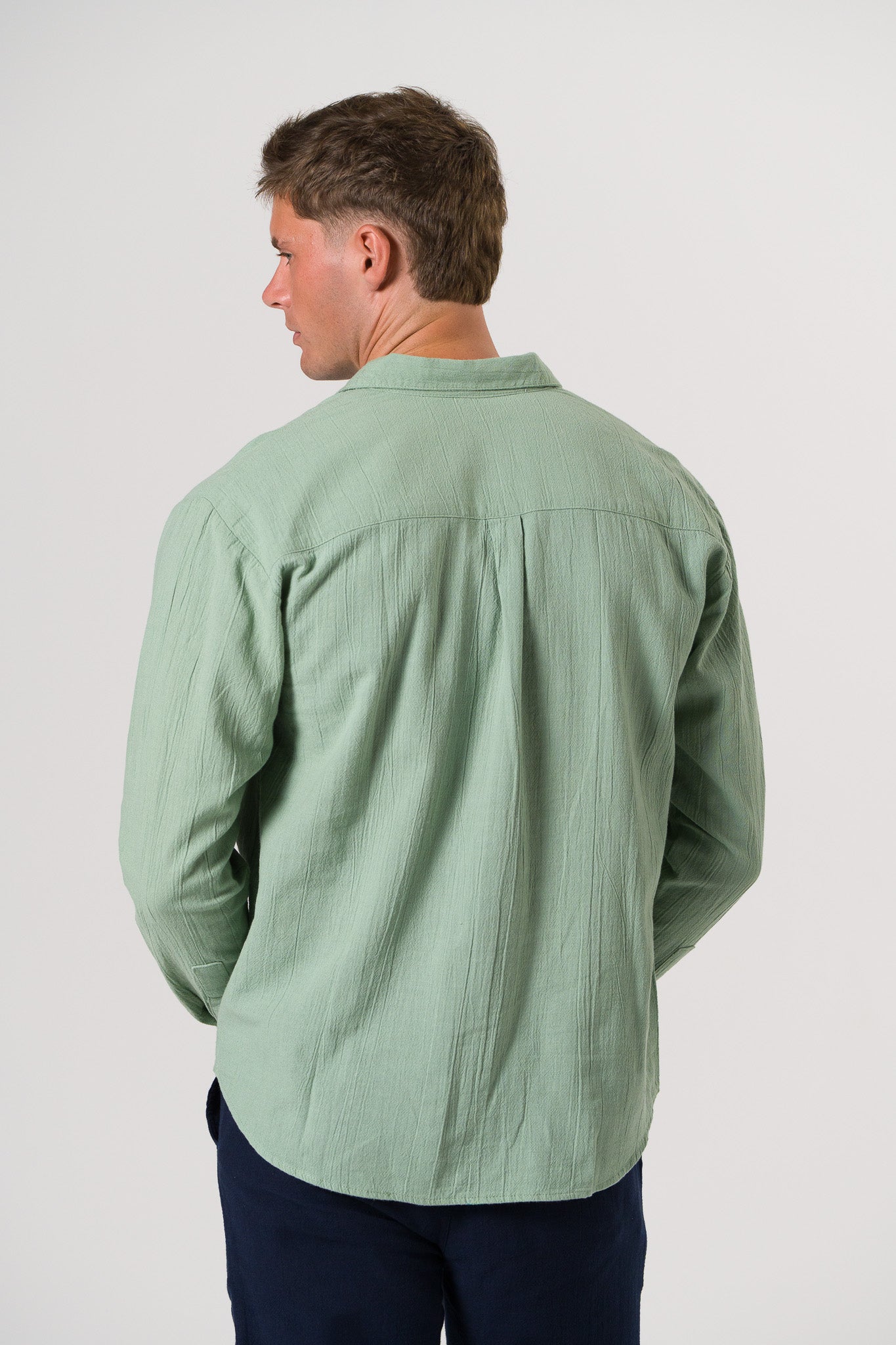 Valley Long Sleeve Men’s Shirt – Sage