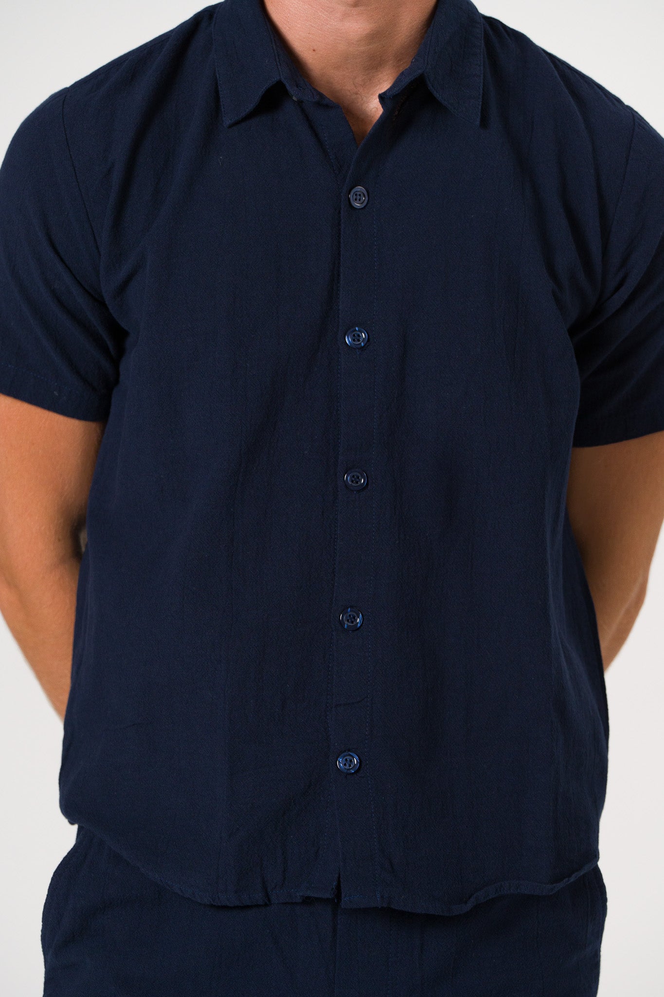 Horizon Short Sleeve Men’s Shirt – Navy