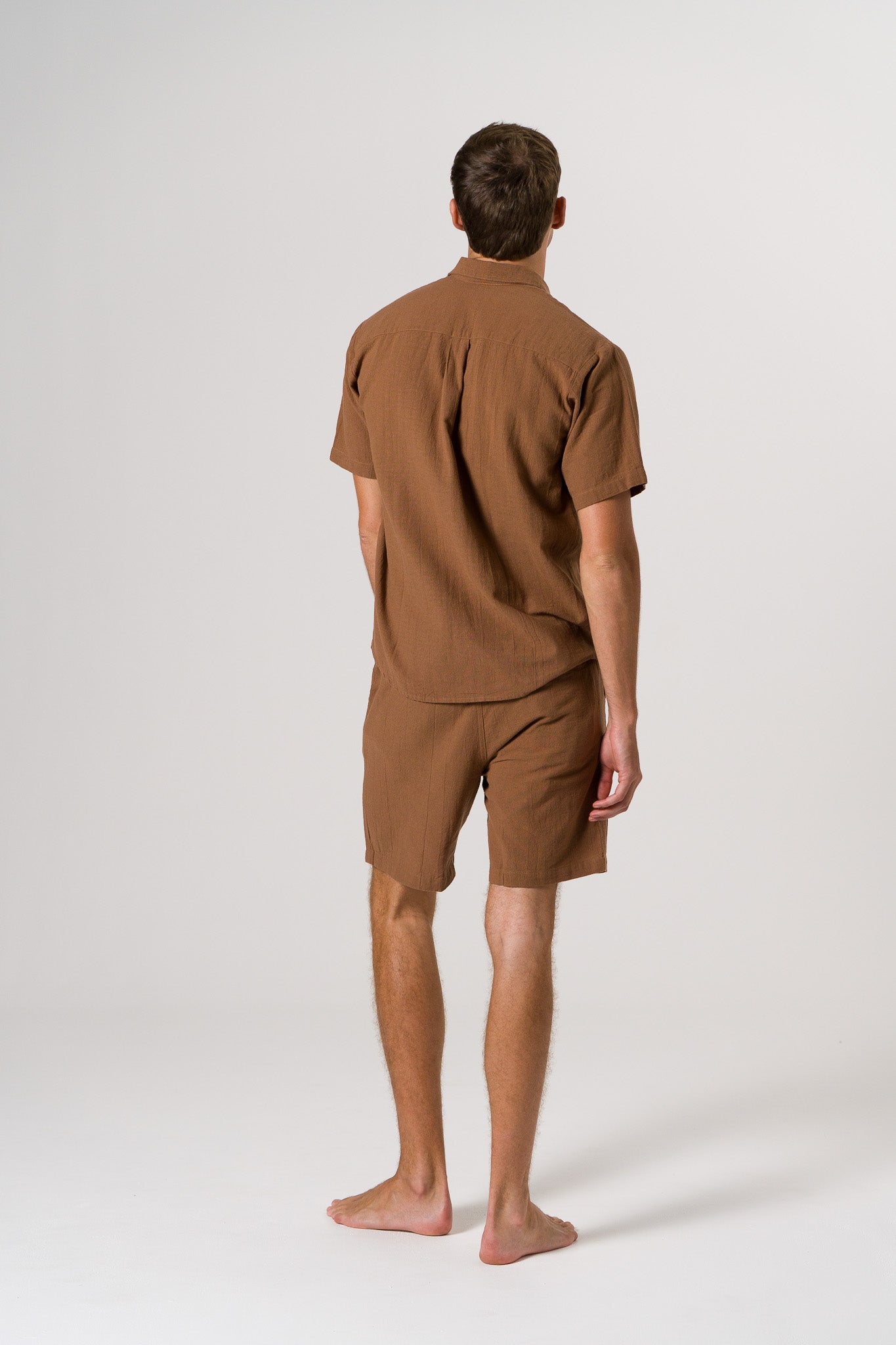 Horizon Short Sleeve Men’s Shirt – Clay