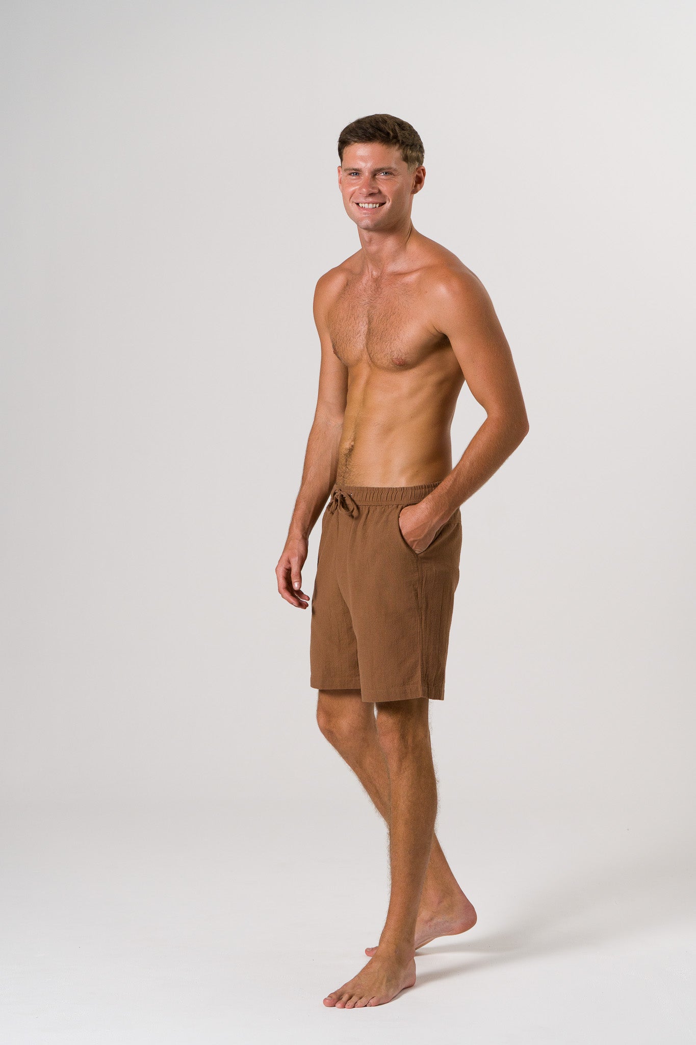 Horizon Men’s Shorts – Clay