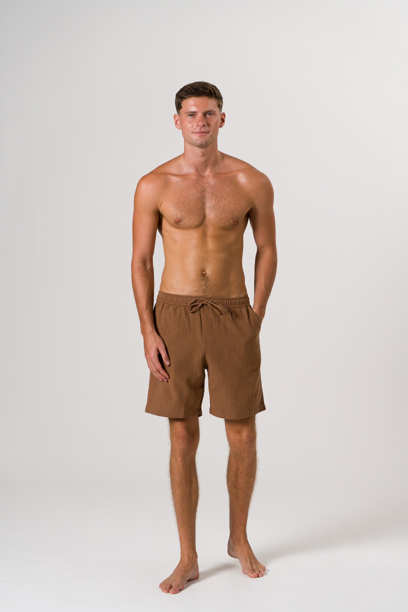 Horizon Men’s Shorts – Clay